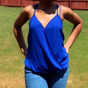Royal Blue Cami Blouse (Lily White)